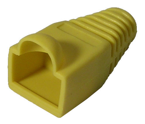 13-190YL-4 CABLE BOOT YELLOW PKG 4