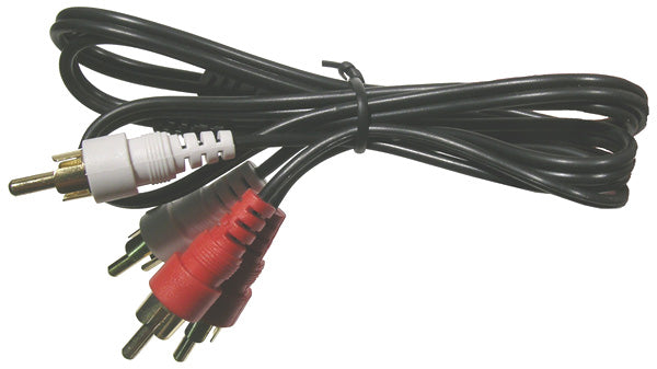 28-512-0 GOLD STEREO RCA CABLE 3'