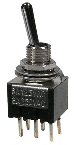 41-273-0 PC DPDT ON-ON 6A/125V