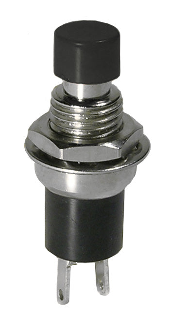 44-553-1 BOUTON-POUSSOIR SPST MOM 1A N/C NOIR