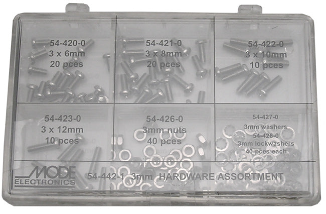 54-442-1 3.0 MM HARDWARE ASSORT