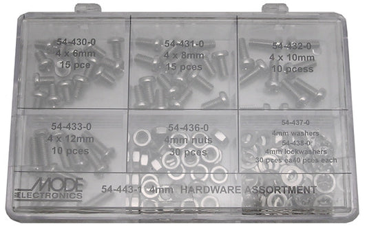 54-443-1 ASSORTIMENT DE QUINCAILLERIE 4,0 MM