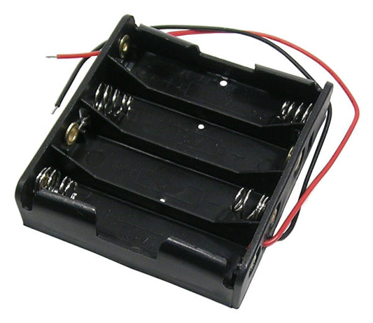57-345-0  BATT HOLDER 4 'AA' W/WIRE