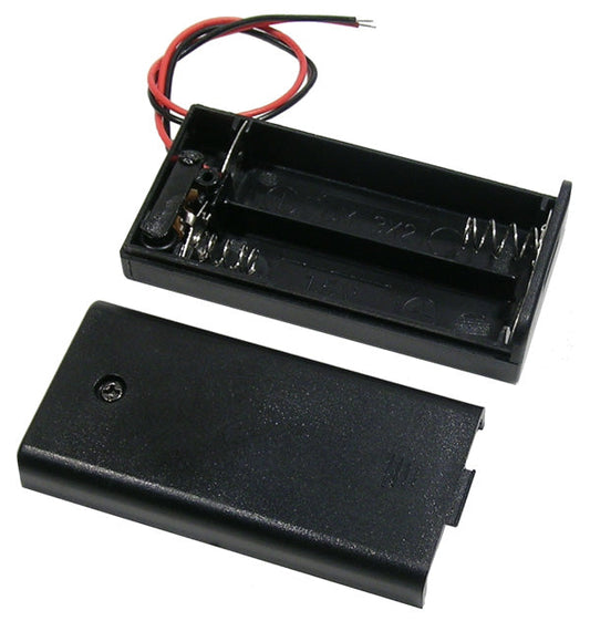 57-347-2  BATT HOLDER 2 'AA' W/WIRE/SWITCH 2