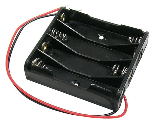 57-445-0  BATT HOLDER 4 'AAA' W/WIR