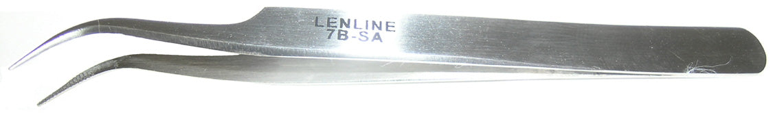 84-134B-0 4 1/2" CURVED TIP TWEEZER S/S