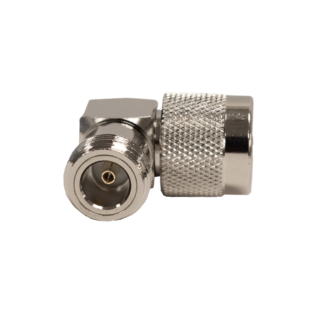 Adaptateur type N mâle vers type N femelle - Angle droit