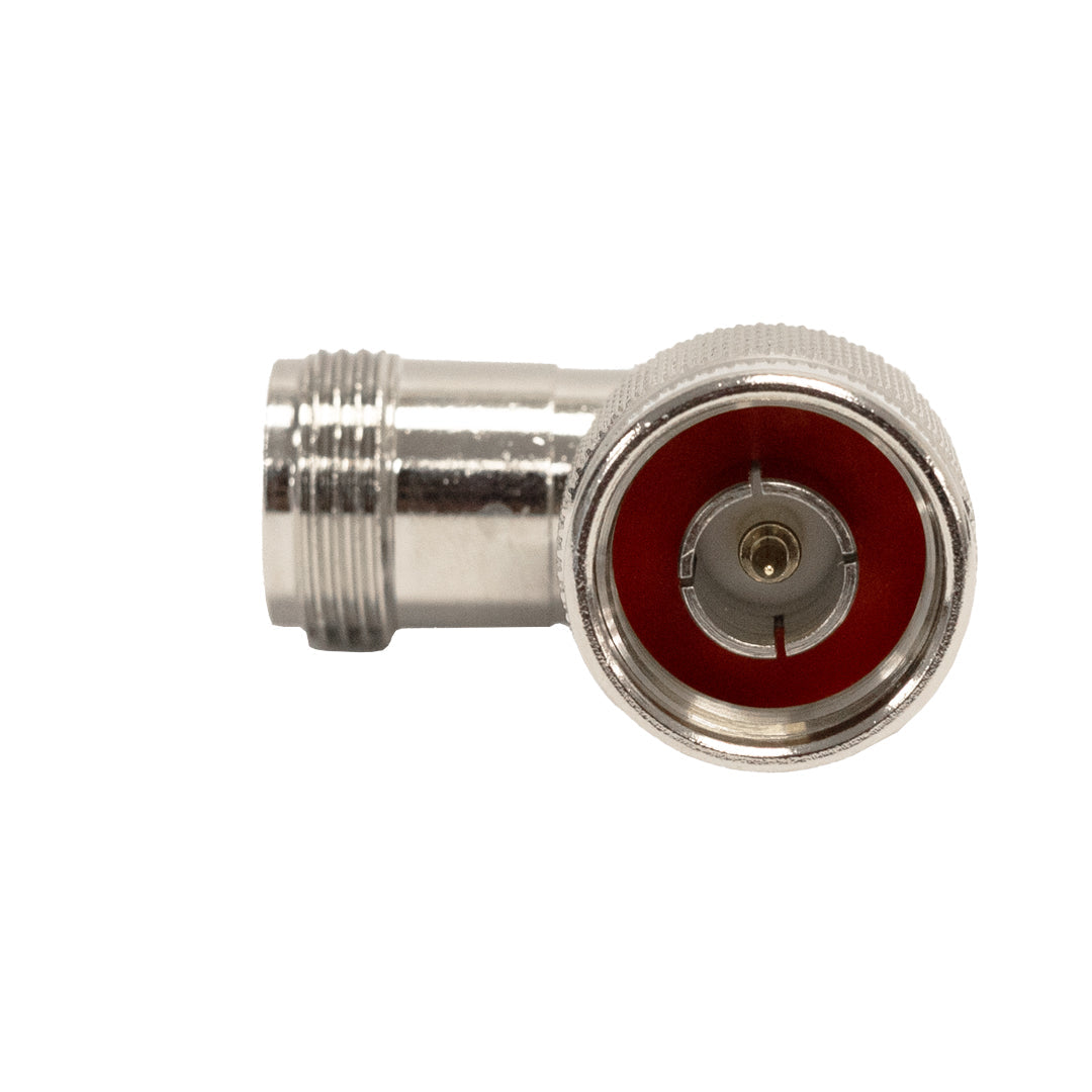 Adaptateur type N mâle vers type N femelle - Angle droit