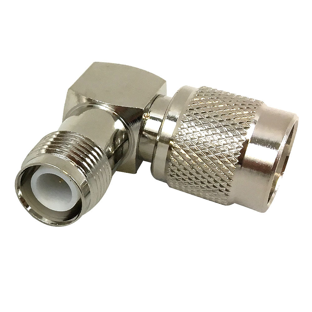 Adaptateur TNC-RP mâle vers TNC-RP femelle - Angle droit