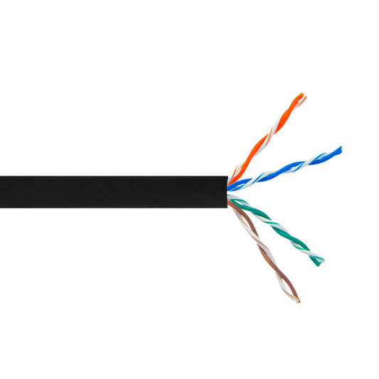 Câble de raccordement CMR monobrin CAT5E U/UTP 350 MHz 24 AWG 4 paires