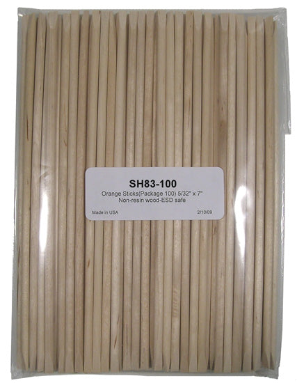 SH83100 ORANGE STICK 100 PACK