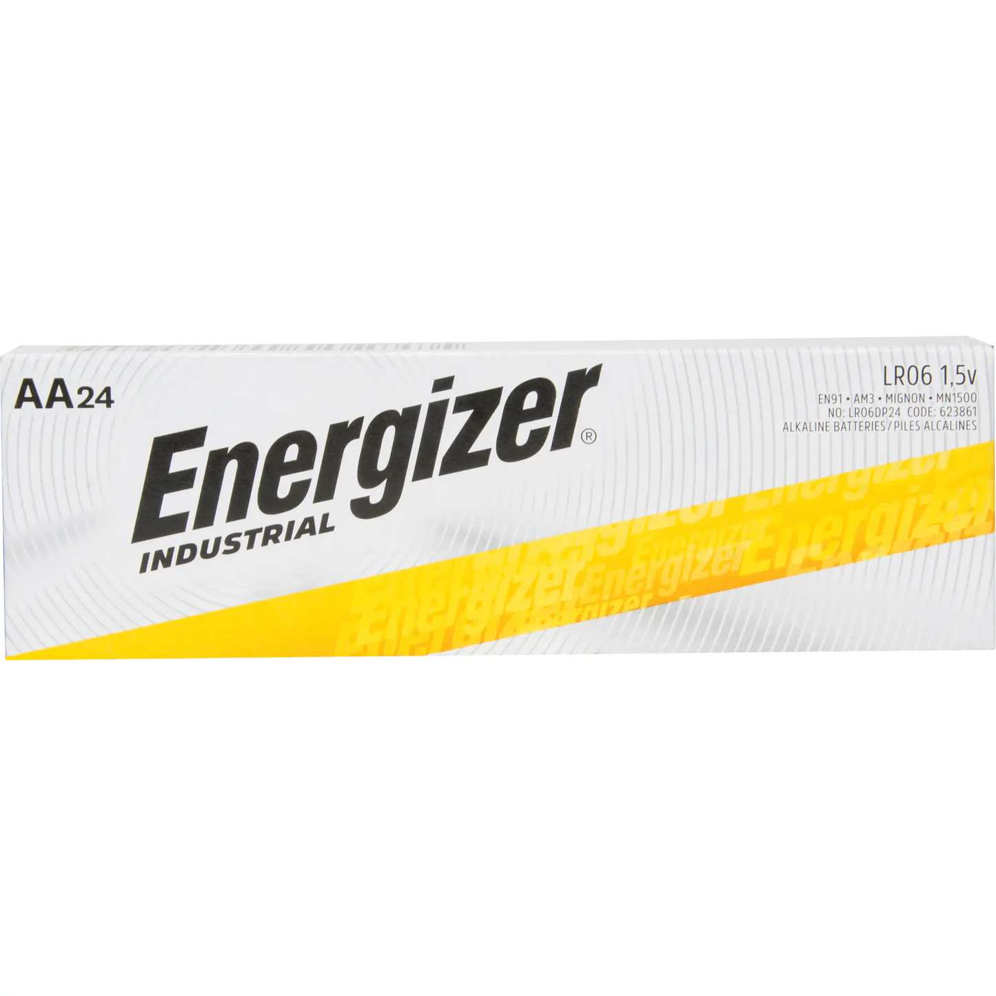 Alkaline Industrial Batteries AA 1.5 V (Pack of 24)