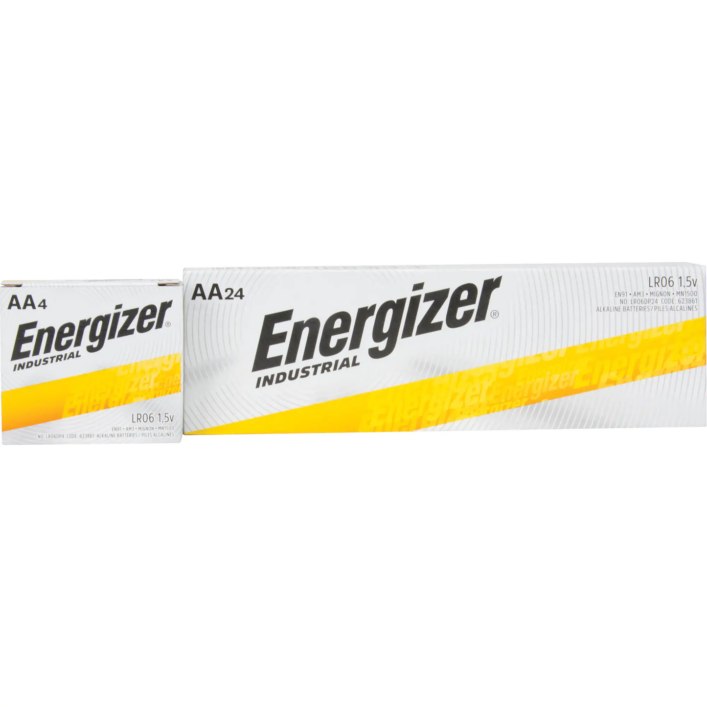 Alkaline Industrial Batteries AA 1.5 V (Pack of 24)