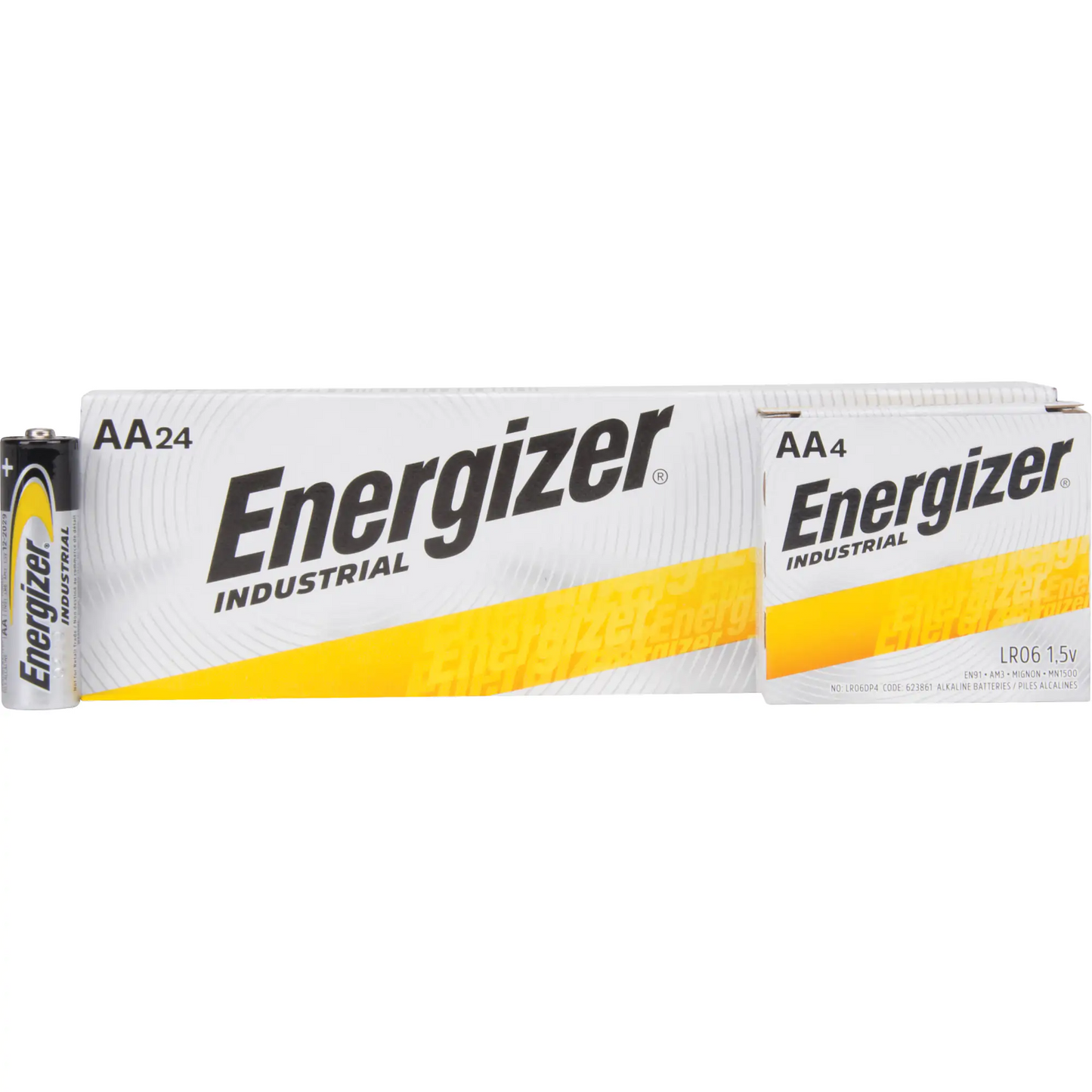 Alkaline Industrial Batteries AA 1.5 V (Pack of 24)