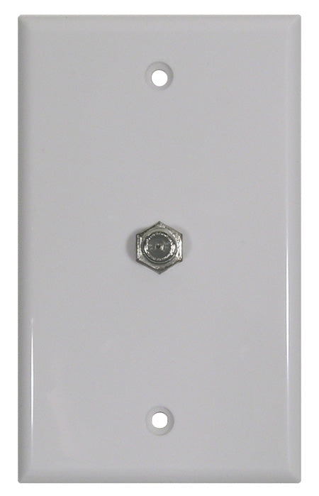 16-170W-0  CATV WALL PLATE WHITE