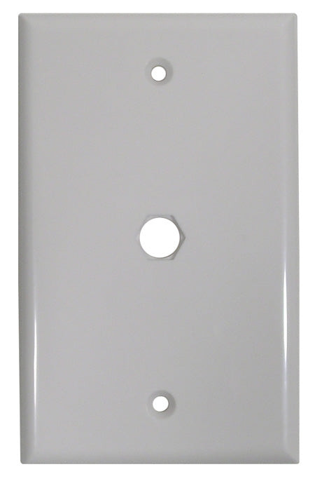 16-171W-0  CATV BLANK WHITE WALL PLATE