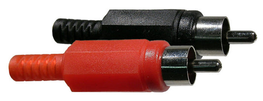 24-113-4  RCA PLUGS RED/BLACK