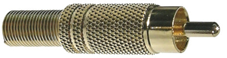24-120-0  GOLD PLATED RCA PLUG