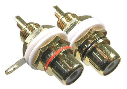 24-183-2  RCA JACK PKG/2 RED/BLACK