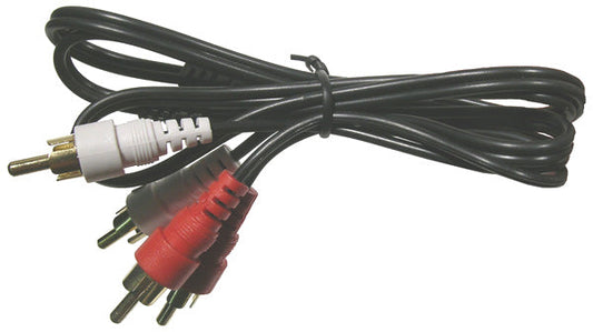 28-512-0  GOLD STEREO RCA CABLE 3'