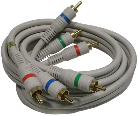 28-723-0  12' COMPONENT VIDEO CBL IVORY