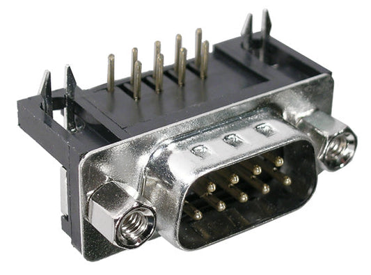 30-412-1  25POS R/A PC DSUB PLUG  .318"FOOTPRINT