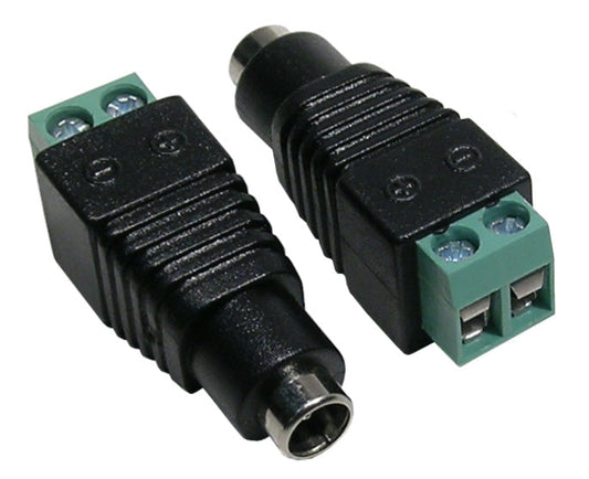 31-170-1  2.1mm DC Power Jack to Terminal Block  pkg 1