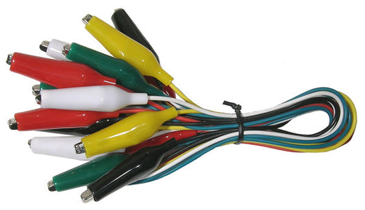 33-220-0  10 CLIP LEADS 24"