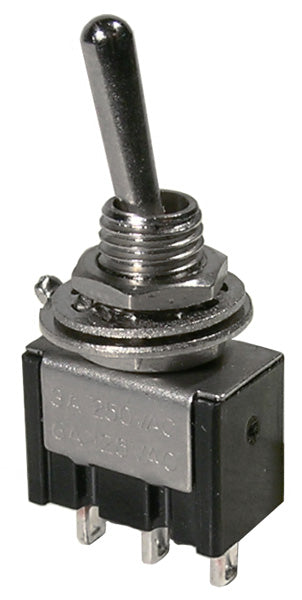 41-233A-1  SPDT ON-ON 6A/125V