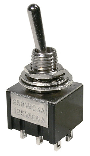41-243A-0  DPDT ON-ON 5A/125V