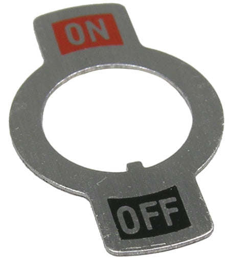 42-901-0  SWITCHPLATE ON-OFF LARGE