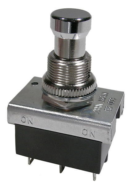 44-123-1  DPDT PUSHBUTTON ON-ON 10A/125V