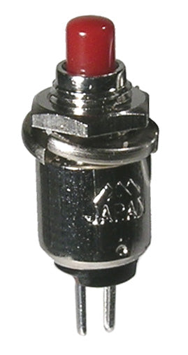 44-542-0 BOUTON-POUSSOIR SPST MOM .5A/125 ROUGE