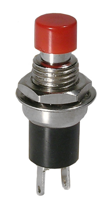 44-554-0 BOUTON-POUSSOIR SPST MOM 1A N/C ROUGE