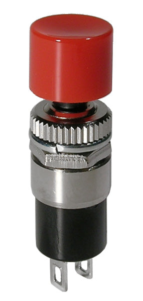44-572-1  SPST PUSHBUTTON MOM 1A N/O RED