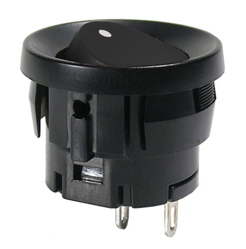 46-100-0  SPST RND ROCKER DOT 5A/125V