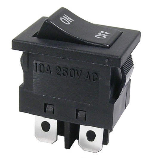 46-151-1  DPST ROCKER ON-OFF 10A/250VAC