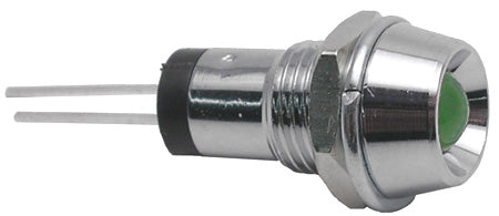 55-433-1  CHROME GREEN LED HOLDER