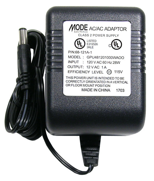 68-121A-1  12VAC 1A ADAPTER CSA