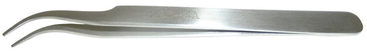 84-132-1  4 3/4" CURVED TWEEZER S/S