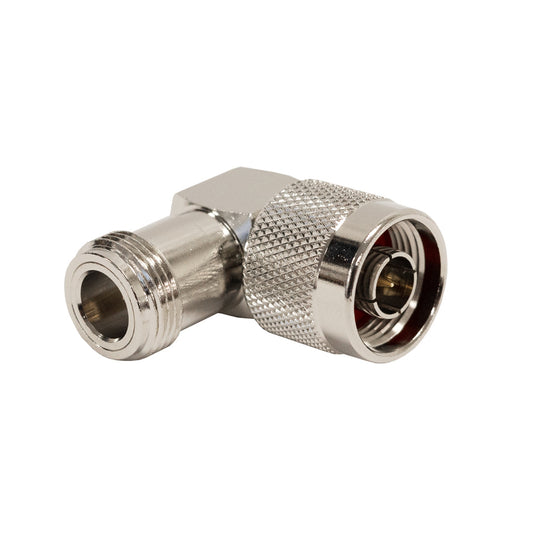 Adaptateur type N mâle vers type N femelle - Angle droit
