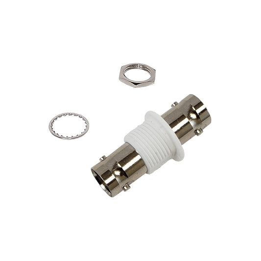 Adaptateur BNC femelle vers BNC femelle - Cloison 50 ohms - Terre isolée