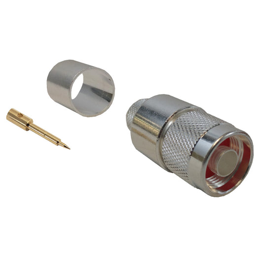 Connecteur à sertir mâle type N pour LMR-600 50 Ohm 6 GHz
